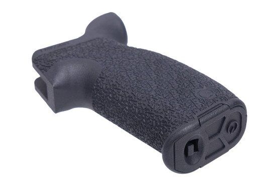 Storage compatible AR-15 pistol grip, black.